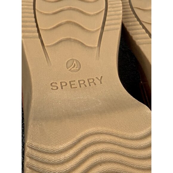 Sperry Women's 12 Bayside Boat Shoe Sahara Brown Leather Chunky (STS89211) - Picture 12 of 16